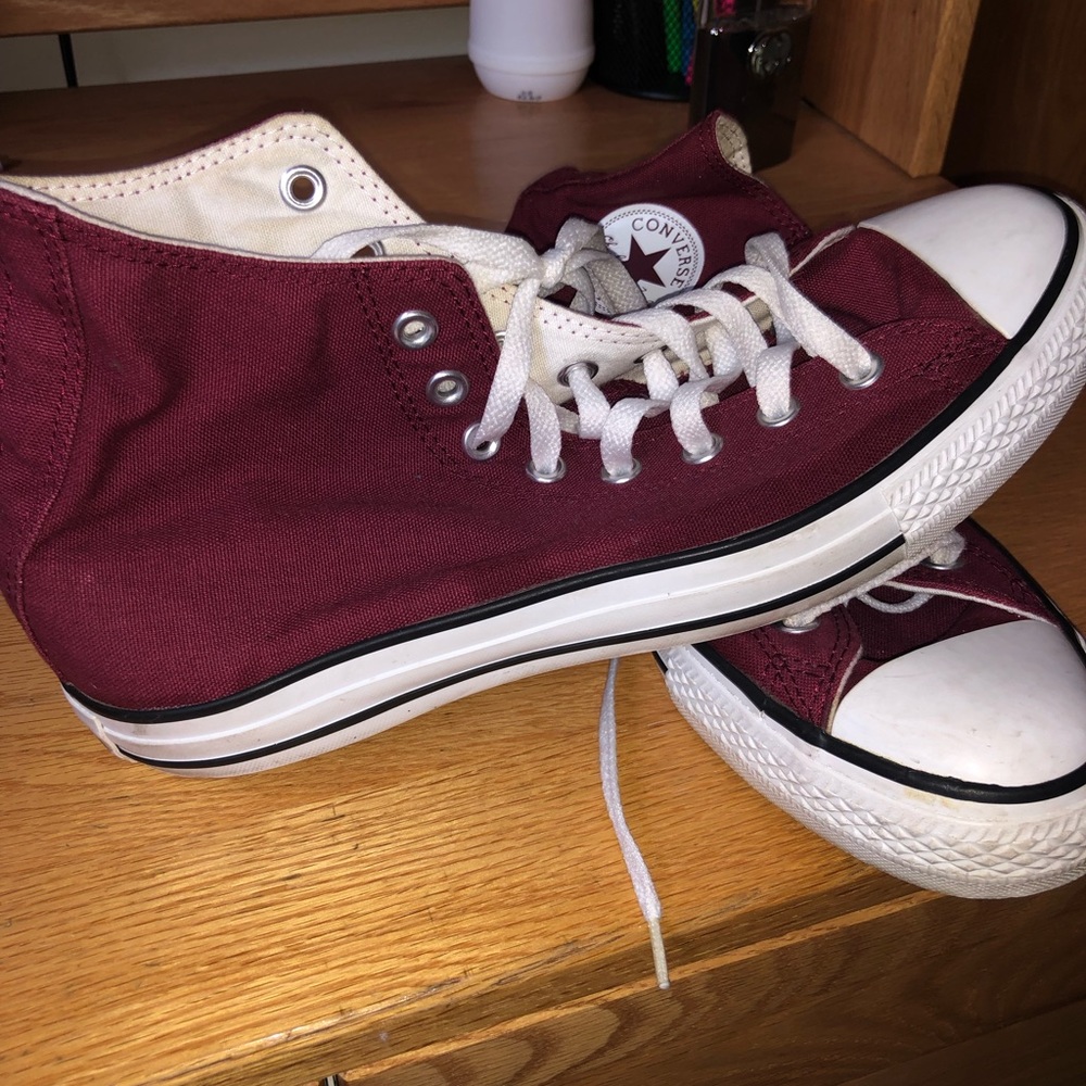 Maroon Converses - image 2